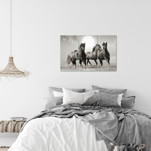 Wandbilder Wohnzimmer XXL Pferde Moderne Bilder Tiere